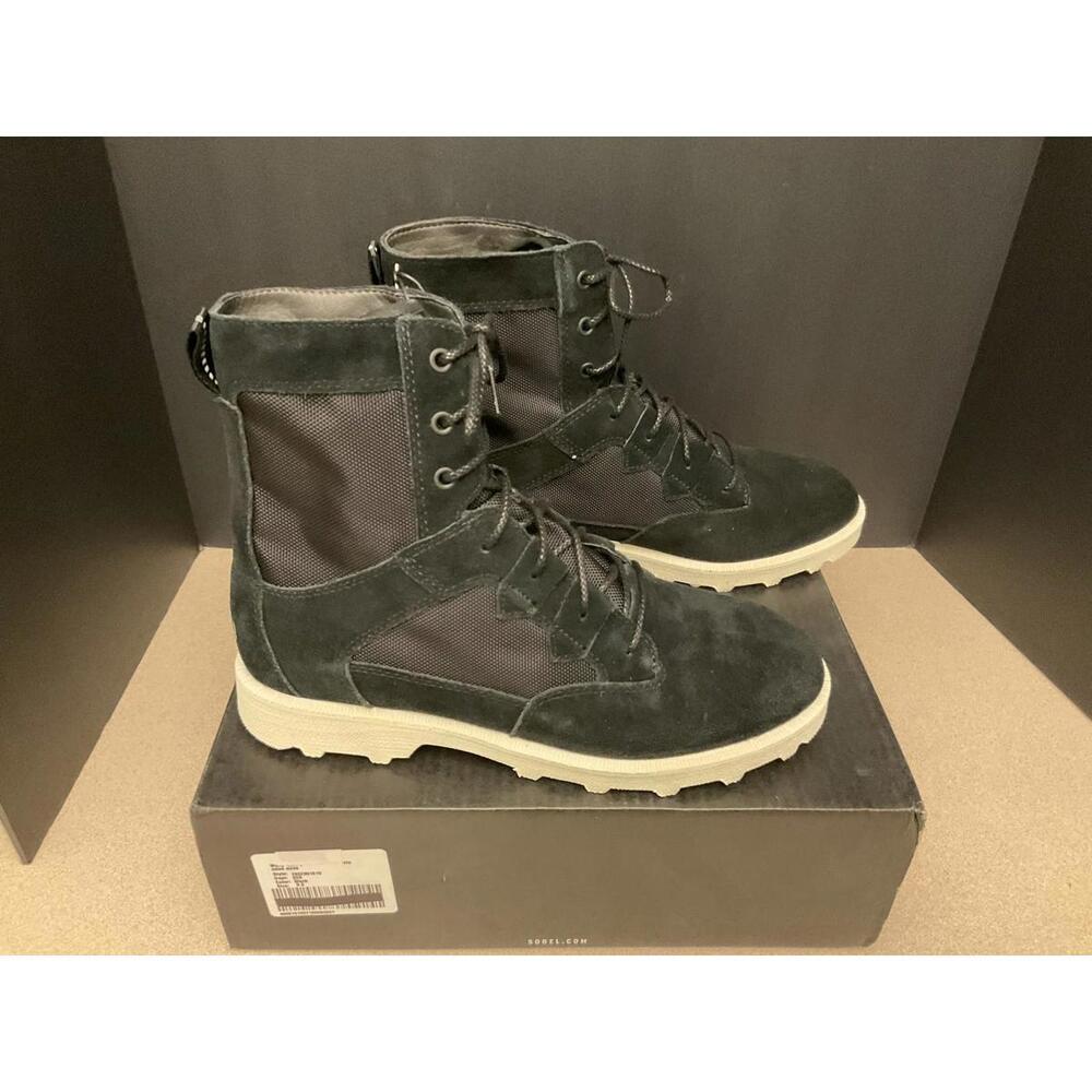 New! Mens SOREL Caribou OTM Waterproof Black Boots. 9.5. Nice Boots!!!